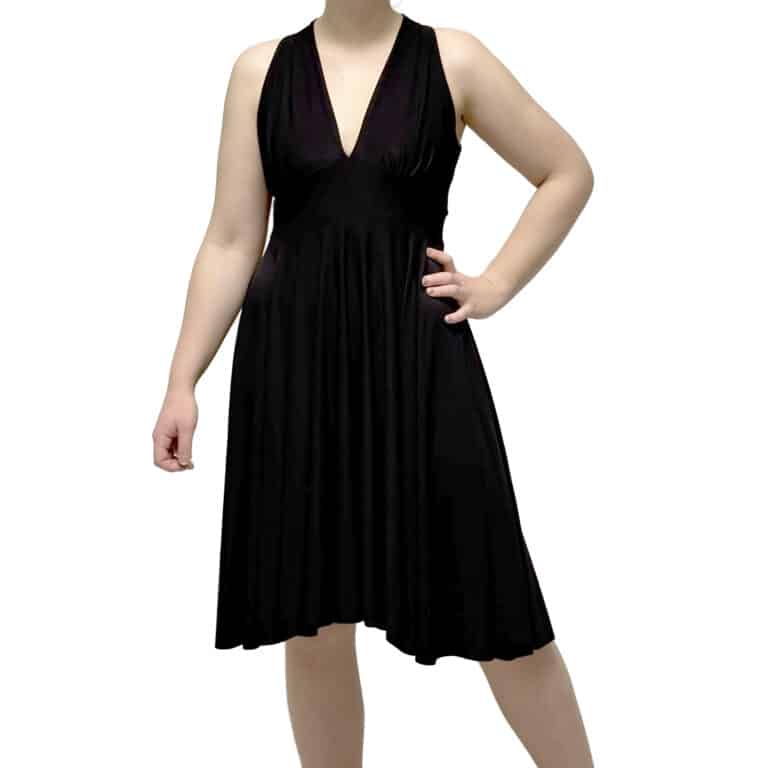 Silverfashion-8470-mekko-musta_edestä2