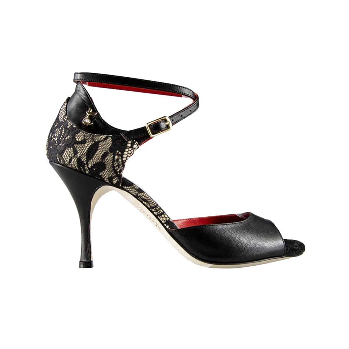 Tangolera A22 tanssikenkä musta