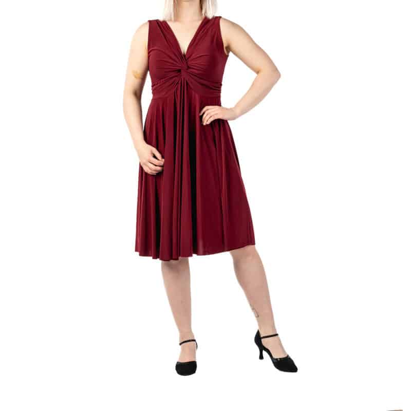 Silver Fashion 1947 mekko tummanpunainen OneSize