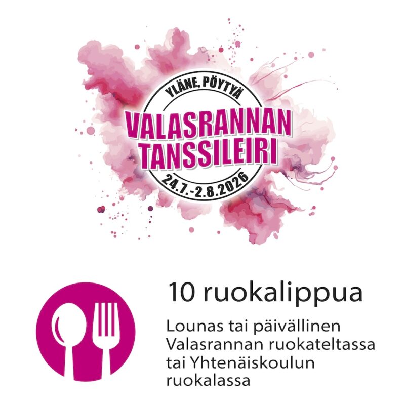 Valasrannan Tanssileiri 2026 | 10 ruokalippua