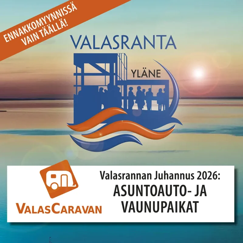 Valasrannan Juhannus 2026 | ValasCaravan asuntovaunu- & autopaikat